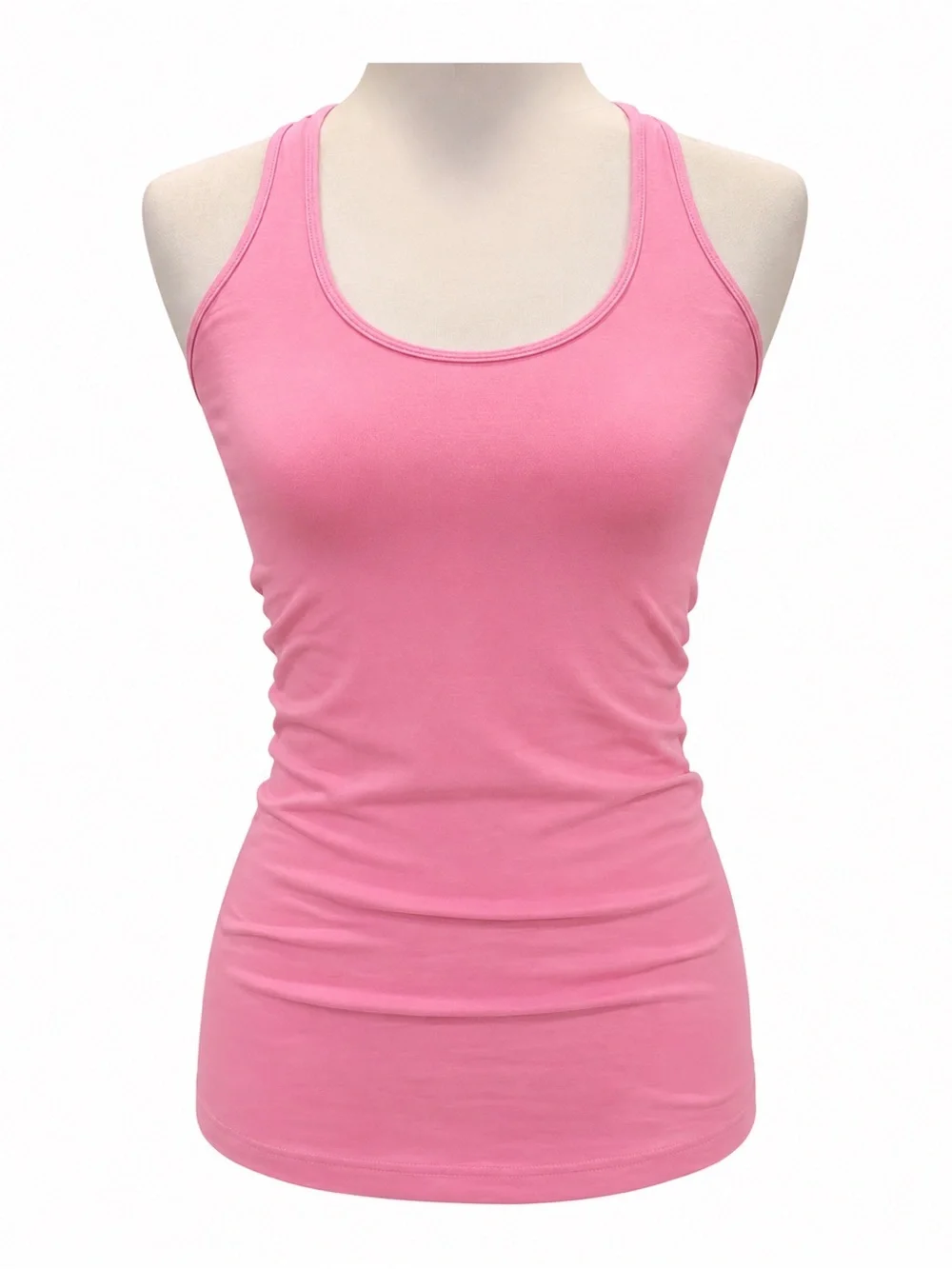 Lululemon Hot Pink Racerback Tank Top Built In Bra Size 6 - Picture 3 of 8